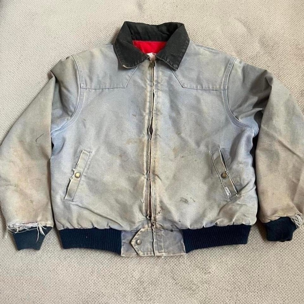 Vintage 1980s carhartt Santa Fe jacket J0168 Size XL